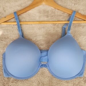 NWT Pink Victoria's Secret Tshirt Bra Front Clasp Padded Underwire Periwinkle